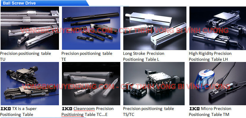 Vòng bi IKO - Slider16 - Precision positioning table