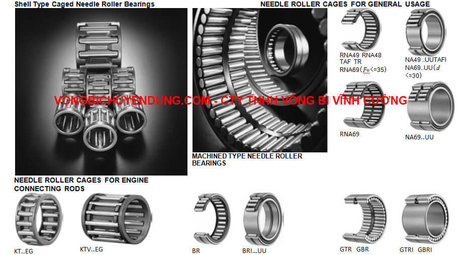 Vòng bi IKO - Slider02 - NEEDLE ROLLER CAGES FOR ENGINE CONNECTING RODS, MACHINED TYPE NEEDLE ROLLER BEARINGS
