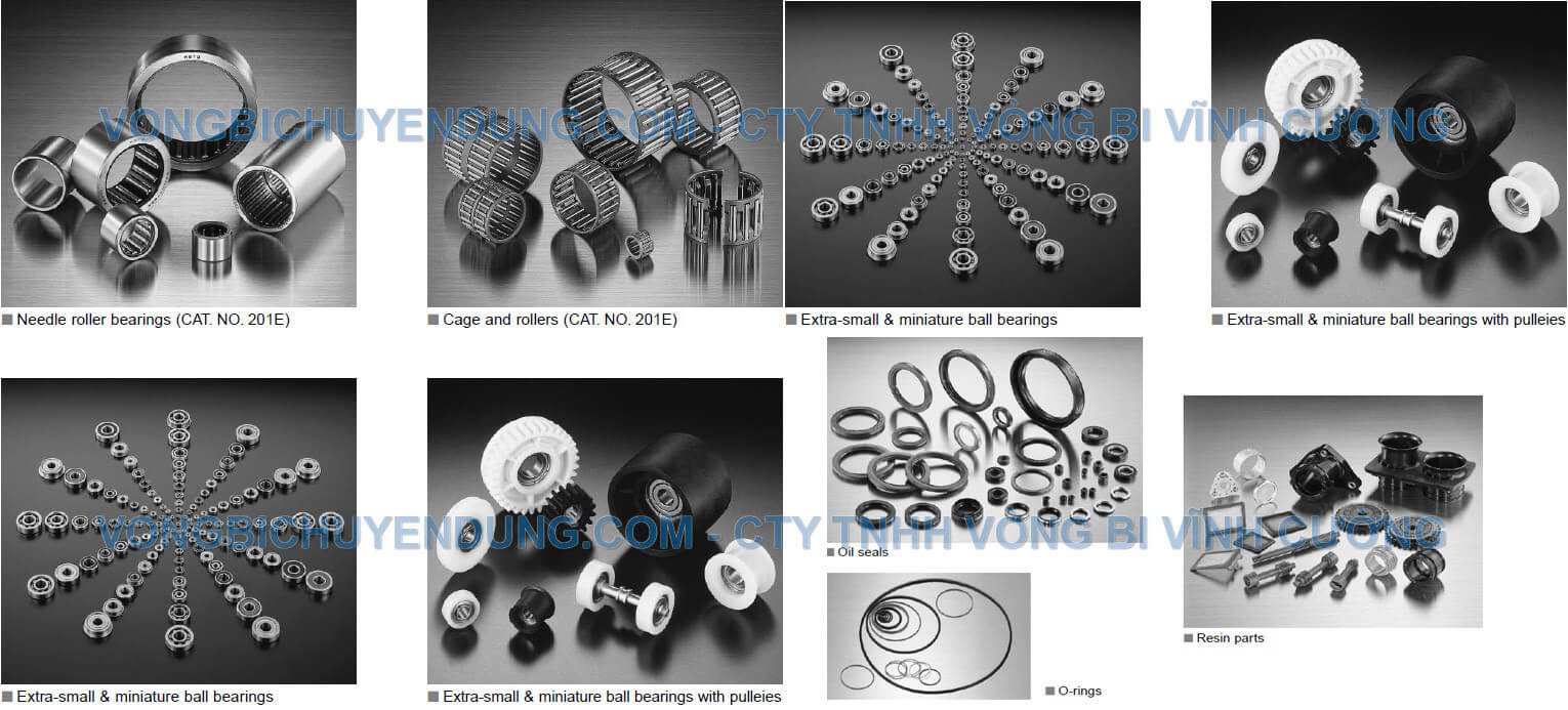 Vòng bi KOYO - Slider06 - Needle roller bearings, cage and rollers, extra-small & miniature ball bearings