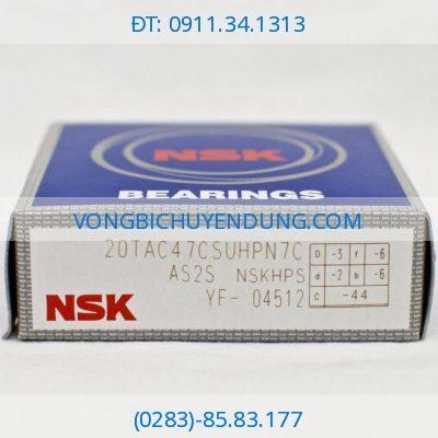 Vòng bi NSK 20TAC47CSUHPN7C, NSK-20TAC47CSUHPN7C, 20TAC47CSUHPN7C-NSK, NSK20TAC47CSUHPN7C, Bạc đạn NSK 20TAC47CSUHPN7C