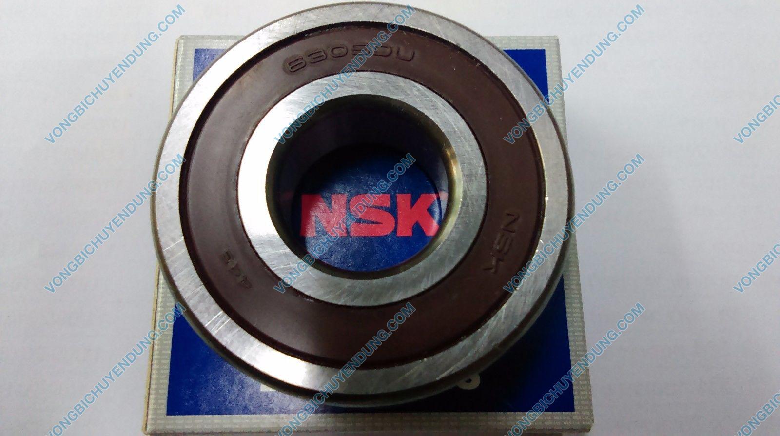VÒNG BI NSK 6305DDU, BẠC ĐẠN NSK 6305 DDU - 25x62x17mm
