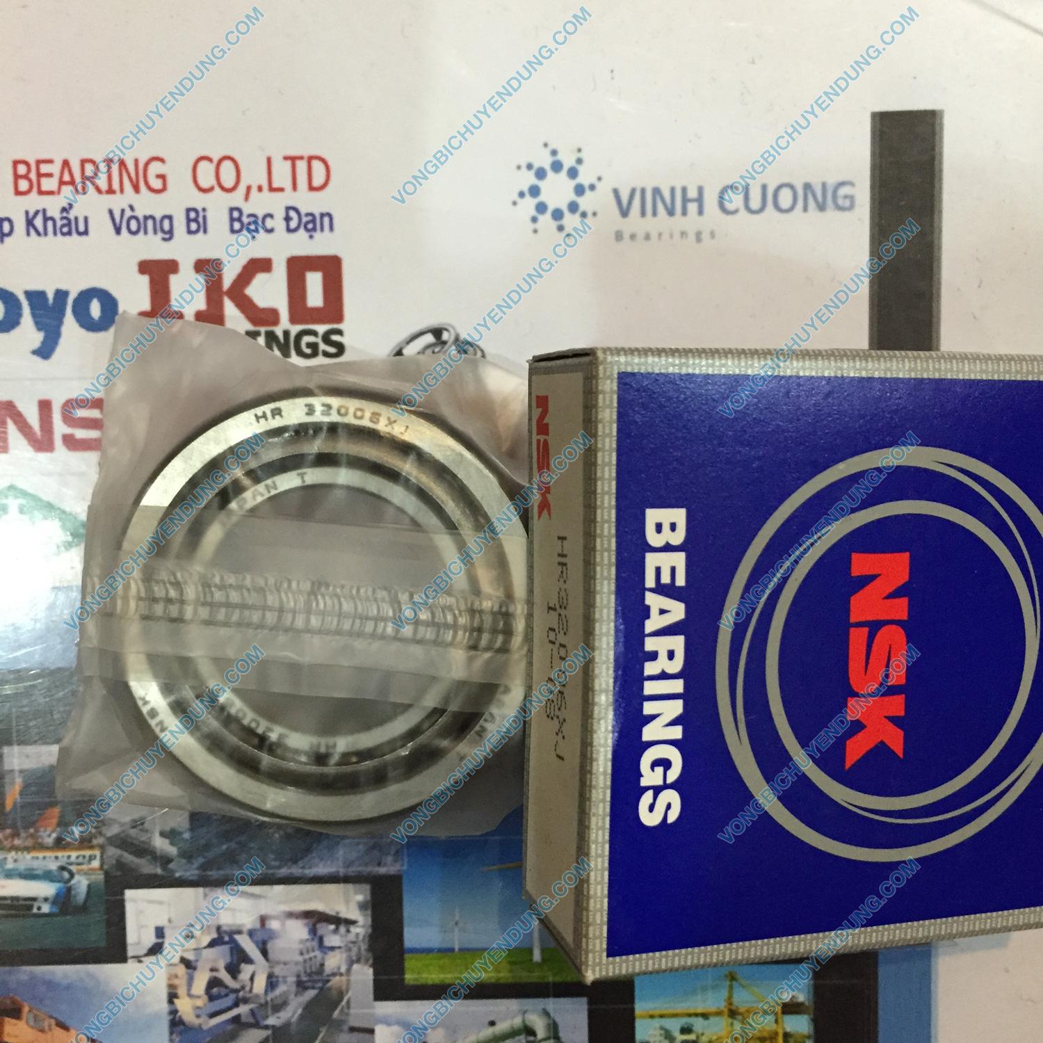 Vòng bi NSK HR32006XJ, Bạc đạn NSK HR 32006 XJ - 30x55x17mm