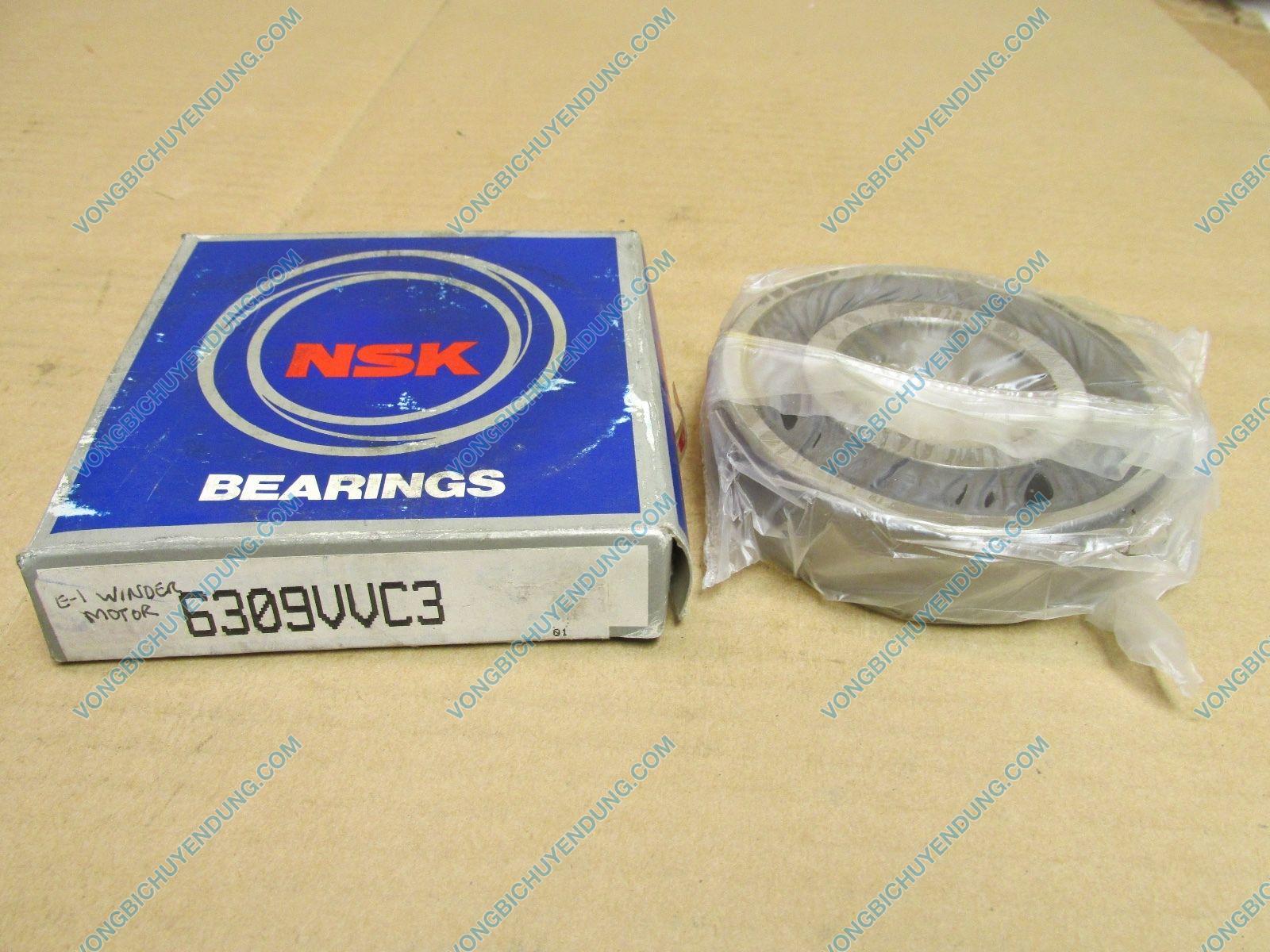 Cuscinetti A Sfera 6309 ZZ C3 E NSK 45x100x25 mm