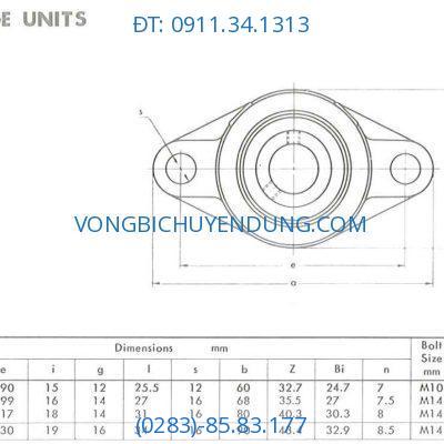 ASAHI TWO-BOLT FLANGE UNITS BFL 200 type Light Duty Set-screw Locking BFL204, BFL205, BFL206, BFL207 CATALOGUE